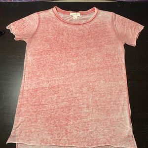 Forever 21 Light Red Short Sleeve Tee